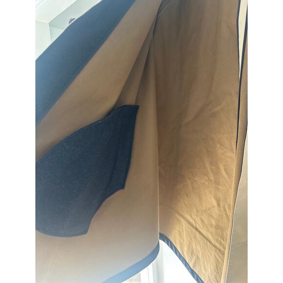 Zara mens Trench coat cape with hood size L in mint condition - Picture 6 of 11